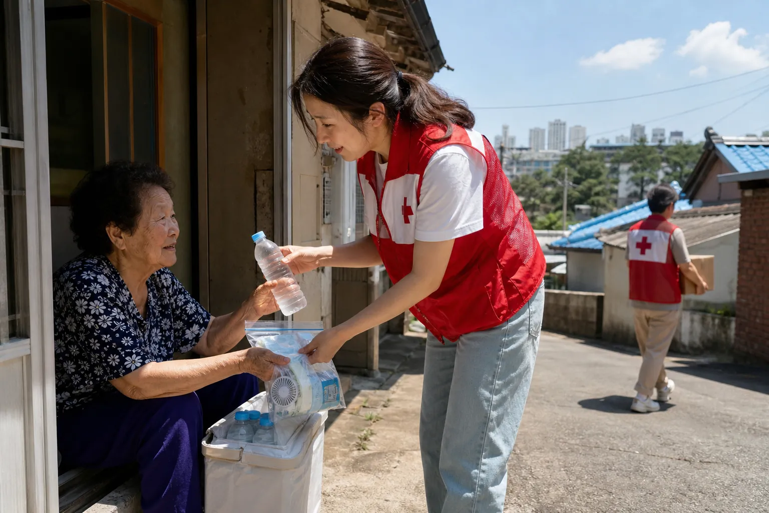 전국 적십자, 폭염 취약가구 현장 돌봄 강화