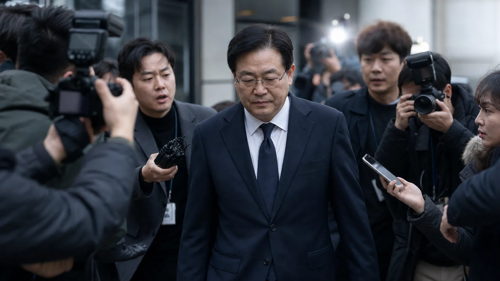대표팀 감독 선임 의혹, 홍명보 첫 피의자 조사
