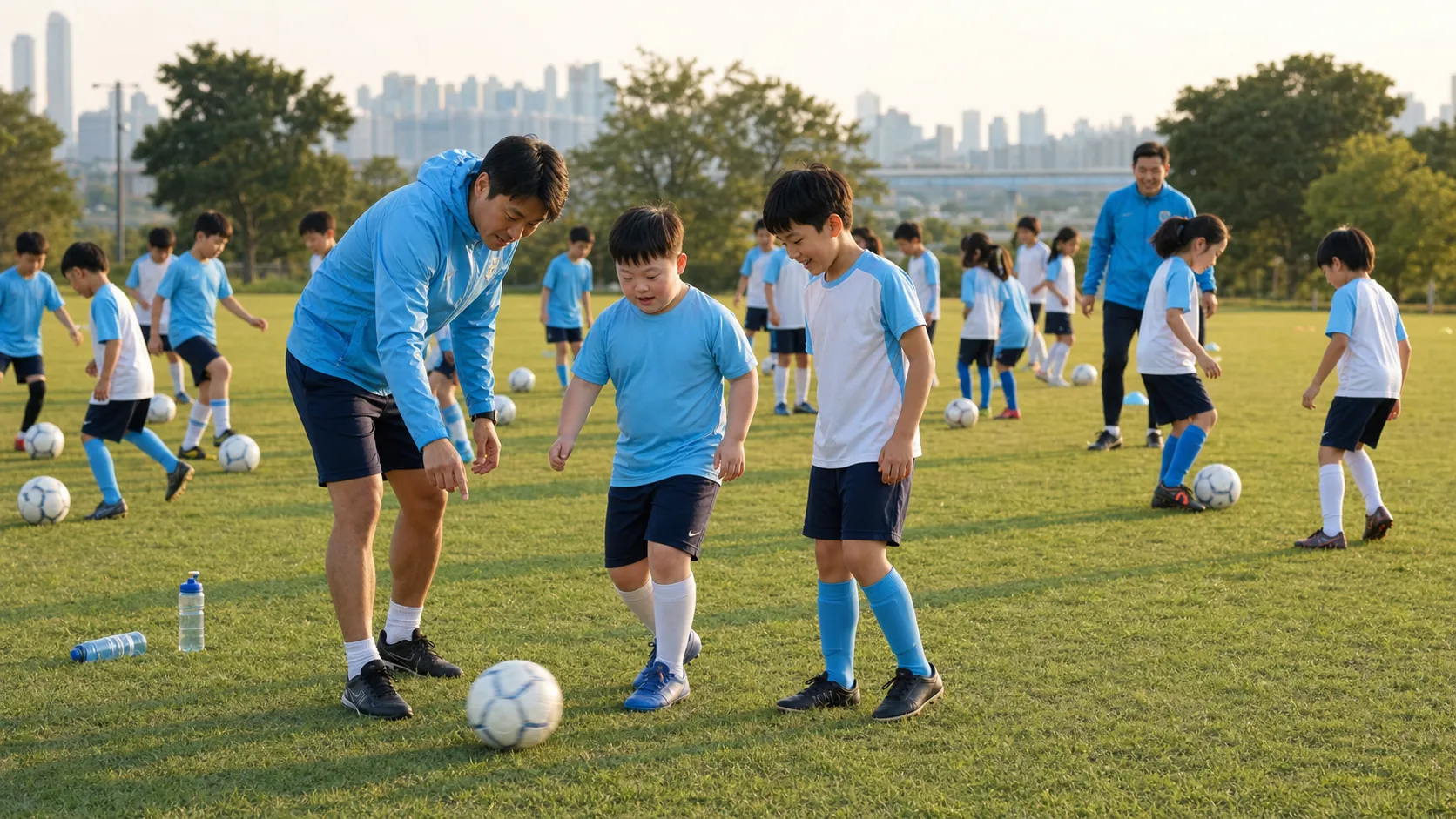 맨시티 지도자, 서울서 통합축구 유소년 훈련